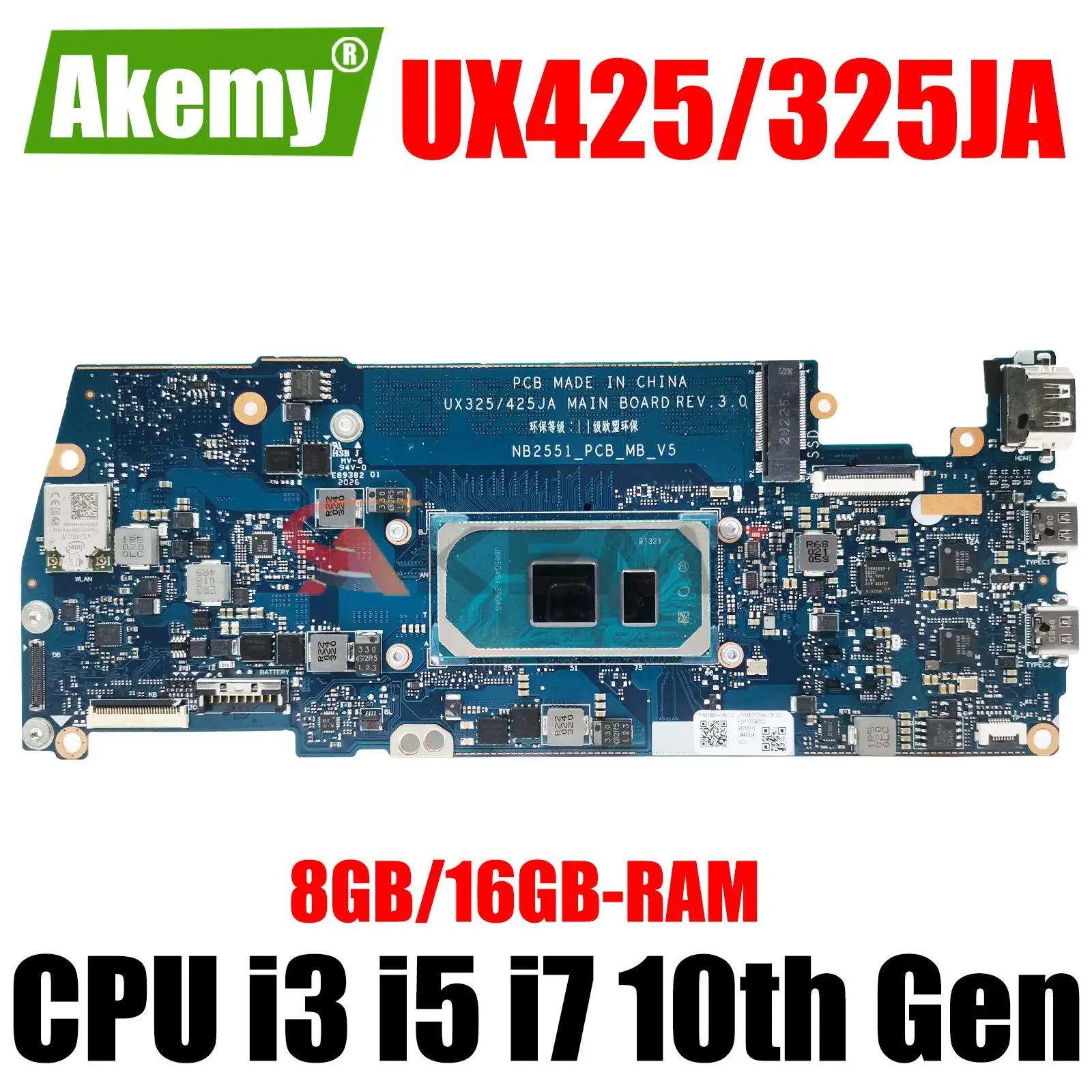UX425JA UX325JA Ʈ , Asus ZenBook 14 13 UX425JA UX325JA, i3 i5 i7 10  CPU κ, 8GB 16GB RAM
